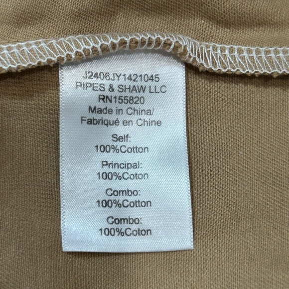 NWT Veronica Beard Women’s Medium Elowyn Mixed Media Dress Khaki White $398 MSRP - Picture 11 of 11